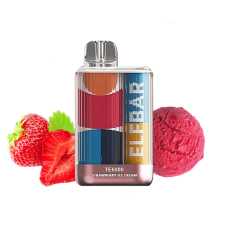 Elf Bar TE6000 color Strawberry Ice Cream (Клубничное Мороженое) Одноразовый POD Elf Bar TE6000 color Strawberry Ice Cream (Клубничное Мороженое) Одноразовый POD