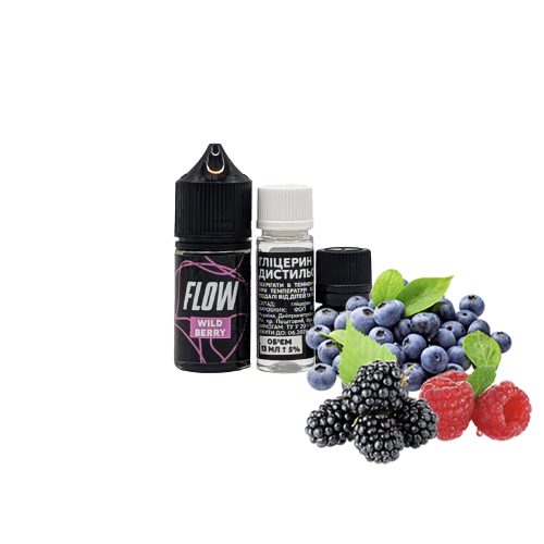 Жидкость Flow Salt Wild Berry 30 мл 50 мг Вайлд Берри Самозамес