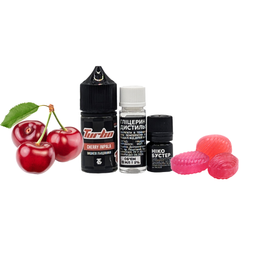 Жидкость Turbo Salt Cherry Impala 30 мл 50 мг Вишневые Леденцы Самозамес