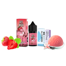 Жидкость Get High Salt Airy Strawberry 30 мл 50 мг Айри Стравберри Самозамес Жидкость Get High Salt Airy Strawberry 30 мл 50 мг Айри Стравберри Самозамес