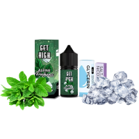 Рідина Get High Salt Alpine Freshness 30 мл 50 мг Альпін Фрешнес Самозаміс