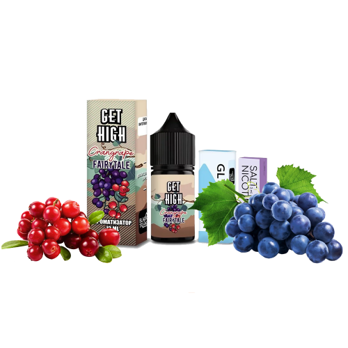 Жидкость Get High Salt Crangrape Fairytale 30 мл 50 мг Крангрейп Фейритейл Самозамес