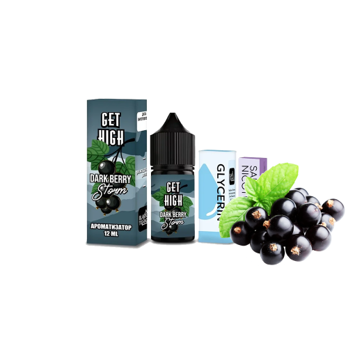 Жидкость Get High Salt Dark Berry Storm 30 мл 50 мг Дарк Берри Шторм Самозамес