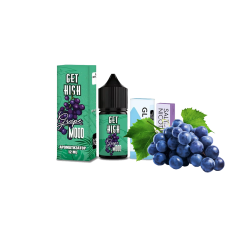 Жидкость Get High Salt Grape Mood 30 мл 50 мг Грейп Муд Самозамес