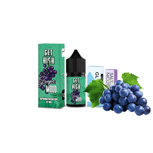 Жидкость Get High Salt Grape Mood 30 мл 50 мг Грейп Муд Самозамес