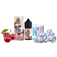 Рідина Get High Salt Iced Cherry Blossom 30 мл 50 мг Вишня Льод Самозаміс Рідина Get High Salt Iced Cherry Blossom 30 мл 50 мг Вишня Льод Самозаміс