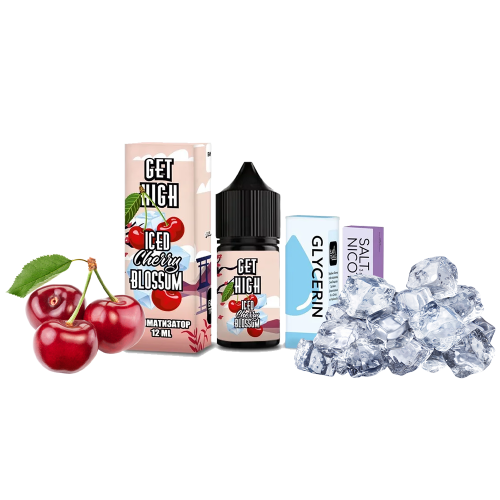Жидкость Get High Salt Iced Cherry Blossom 30 мл 50 мг Вишня Лёд Самозамес