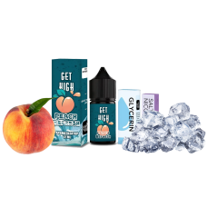 Жидкость Get High Salt Peach Refresh 30 мл 50 мг Пич Рефреш Самозамес