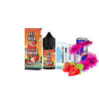 Жидкость Get High Salt Strawberry Booster 30 мл 50 мг Стравберри Бустер Самозамес