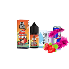 Жидкость Get High Salt Strawberry Booster 30 мл 50 мг Стравберри Бустер Самозамес