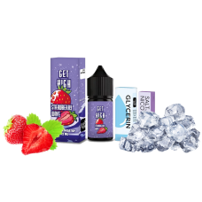 Жидкость Get High Salt Strawberry Wave 30 мл 50 мг Стравберри Вейв Самозамес