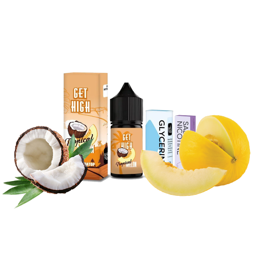Жидкость Get High Salt Tropical Melon 30 мл 50 мг Тропикал Мелон Самозамес
