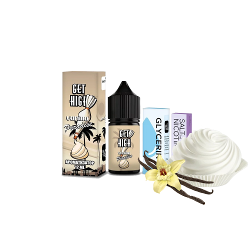 Жидкость Get High Salt Vanilla Paradise 30 мл 50 мг Ванилла Парадайз Самозамес