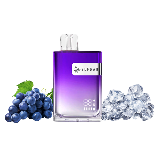 Elf Bar CR8000 Grape Ice (Виноград Лёд) Одноразовый POD