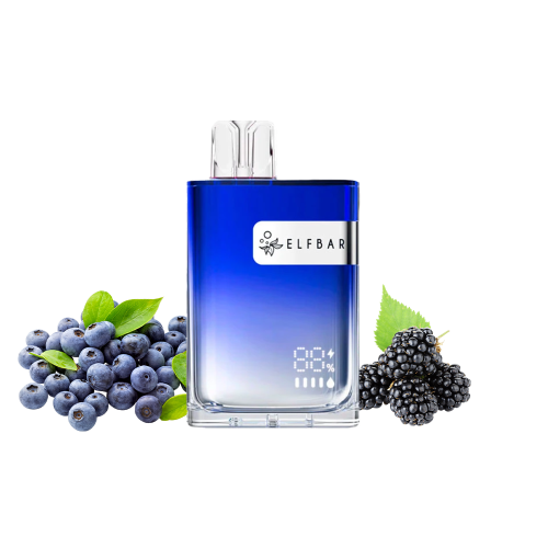 Elf Bar CR8000 Sour Blackberry Blueberry (Кислая Ежевика Черника) Одноразовый POD