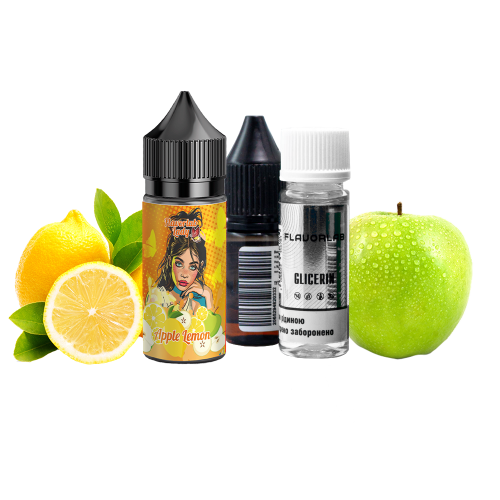 Жидкость Flavorlab Salt Lady Apple lemon 30 мл 50 мг Яблоко лимон Самозамес