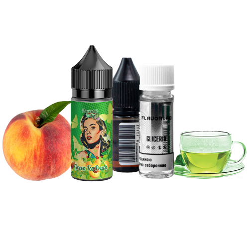Жидкость Flavorlab Salt Lady Green tea peach 30 мл 50 мг Зеленый чай персик Самозамес