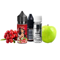 Рідина Flavorlab Salt Lady Cranberry apple 30 мл 50 мг Квітка яблуко Самозаміс Рідина Flavorlab Salt Lady Cranberry apple 30 мл 50 мг Квітка яблуко Самозаміс