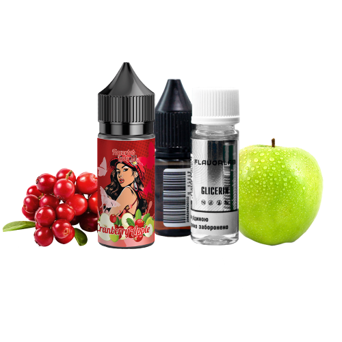 Жидкость Flavorlab Salt Lady Cranberry apple 30 мл 50 мг Цветок яблоко Самозамес