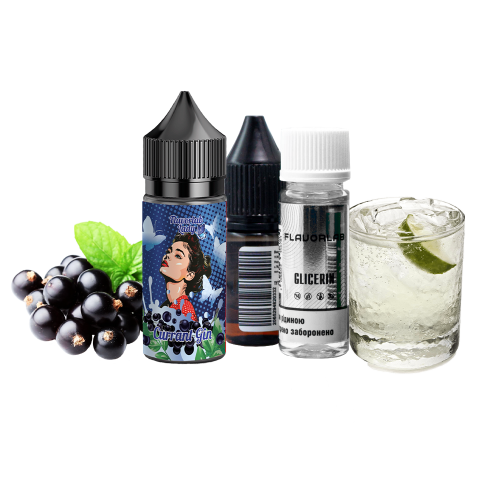Жидкость Flavorlab Salt Lady Currant gin 30 мл 50 мг Джин смородиновый Самозамес