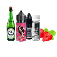 Рідина Flavorlab Salt Lady Strawberry cider 30 мл 50 мг Полуничний сир Самозаміс
