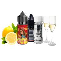 Рідина Flavorlab Salt Lady Fragolino Lemon 30 мл 50 мг Вино лимон Самозаміс