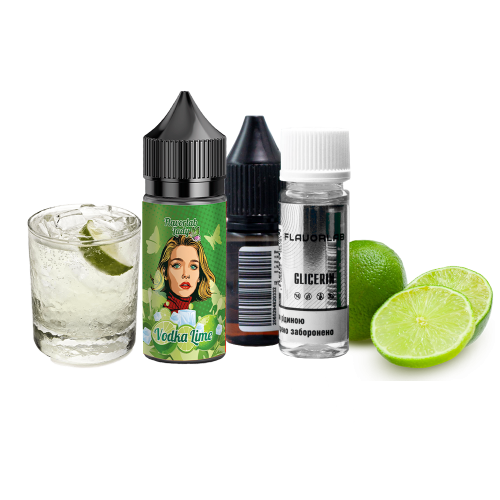 Жидкость Flavorlab Salt Lady Vodka lime 30 мл 50 мг Водка лайм Самозамес