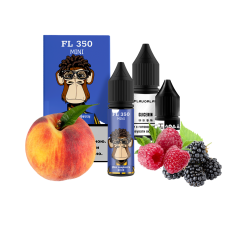 Жидкость Flavorlab Salt FL350 mini Blue Raspberry Peach 15 мл 50 мг Голубая малина персик Самозамес
