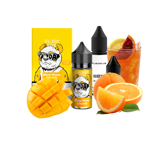 Жидкость Flavorlab Salt FL350 LUX Mango orange lemonad 30 мл 50 мг Манго Апельсин Лимонад Самозамес