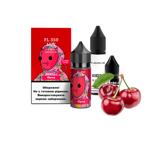 Жидкость Flavorlab Salt FL350 LUX Cherry 30 мл 50 мг Вишня Самозамес
