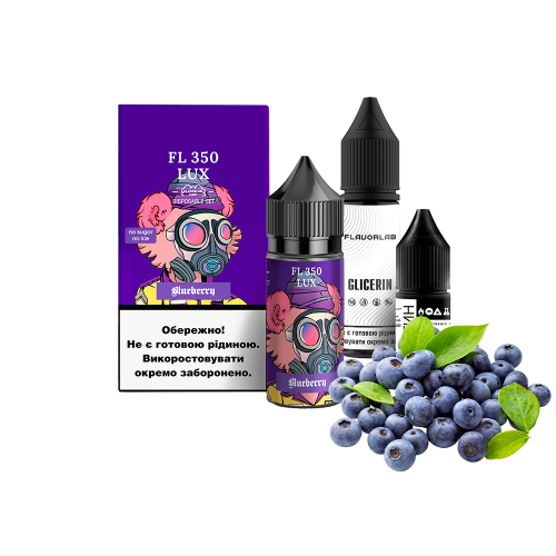 Жидкость Flavorlab Salt FL350 LUX Blueberry 30 мл 50 мг Черника Самозамес