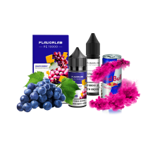 Жидкость Flavorlab Salt PE 10000 Grape energy 10 мл 50 мг Виноградный энергетик Самозамес