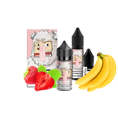 Жидкость Flavorlab Salt FL350 Banana strawberry 30 мл 50 мг Банан клубника Самозамес