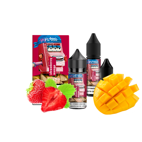 Жидкость Flavorlab Salt FL350 Strawberry mango 30 мл 50 мг Клубника манго Самозамес