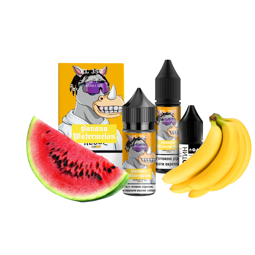 Жидкость Flavorlab Salt FL350 Banana Watermelon 30 мл 50 мг Банан Арбуз Самозамес