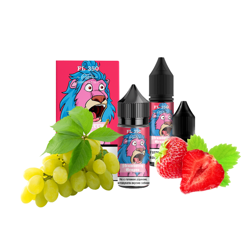 Жидкость Flavorlab Salt FL350 Strawberry Grapes 30 мл 50 мг Клубника виноград Самозамес