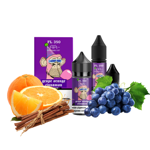 Жидкость Flavorlab Salt FL350 Grape orange cinnamon 30 мл 50 мг Виноград апельсин корица Самозамес