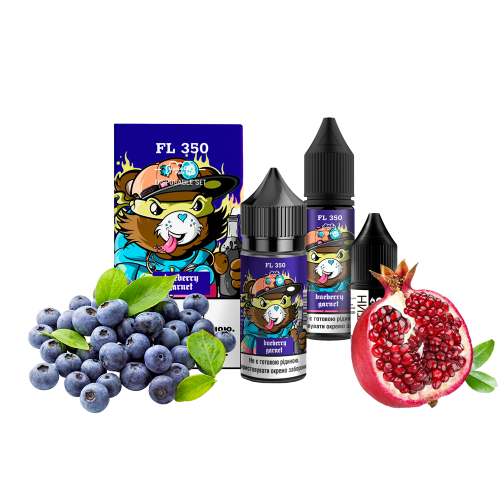 Жидкость Flavorlab Salt FL350 Blueberry garnett 30 мл 50 мг Черника гранат Самозамес
