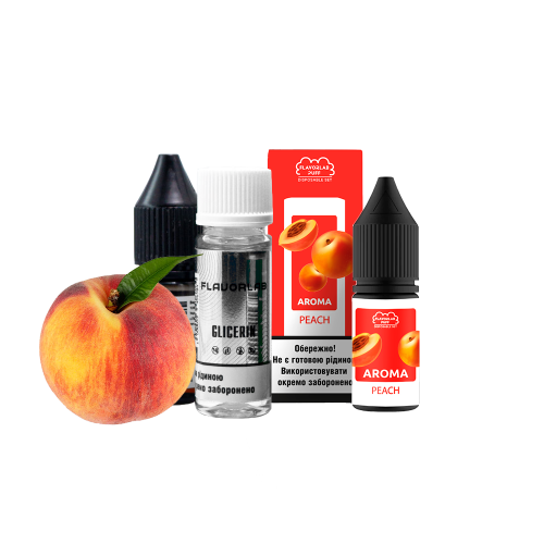 Жидкость Flavorlab Salt Puff Peach 10 мл 50 мг Персик Самозамес
