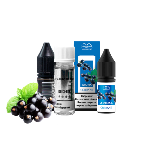 Жидкость Flavorlab Salt Puff Currant 10 мл 50 мг Смородина Самозамес