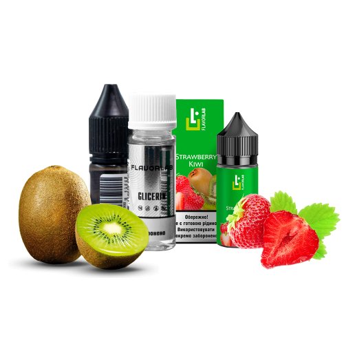 Жидкость Flavorlab Salt Aroma MAX Strawberry kiwi 30 мл 50 мг Киви Клубника Самозамес