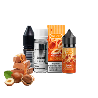 Жидкость Flavorlab Salt MCake Caramel Hazelnuts 30 мл 50 мг Фундук с карамелью Самозамес