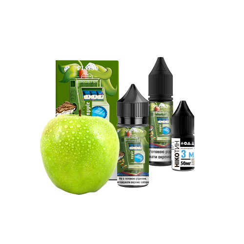 Жидкость Flavorlab Salt FL350 Apple 30 мл 50 мг Яблоко Самозамес