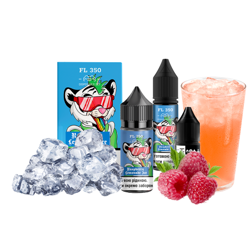 Жидкость Flavorlab Salt FL350 Raspberry Lemonade Ice 30 мл 50 мг Малина Лимонад Лёд Самозамес