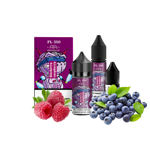 Жидкость Flavorlab Salt FL350 Blueberry Raspberry 30 мл 50 мг Черника Малина Самозамес