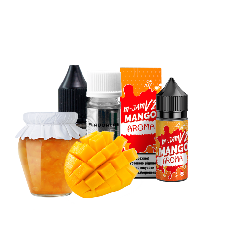 Жидкость Flavorlab Salt MJam V2 Strong Mango 30 мл 65 мг Манго Самозамес