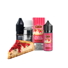 Жидкость Flavorlab Salt MCake Strong Raspberry Cheesecake 30 мл 65 мг Малиновый чизкейк Самозамес Жидкость Flavorlab Salt MCake Strong Raspberry Cheesecake 30 мл 65 мг Малиновый чизкейк Самозамес