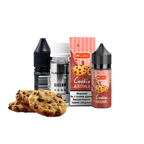Жидкость Flavorlab Salt MCake Strong Cookie 30 мл 65 мг Печенье Самозамес