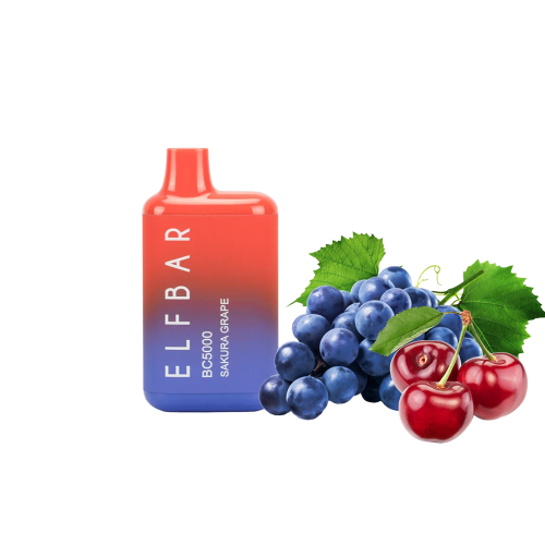 Elf Bar BС5000 Sakura grape (Вишня Виноград) Одноразовый POD