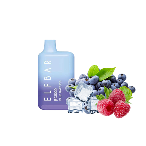 Elf Bar BС5000 Blue Razz Ice (Блю Разз Айс) Одноразовый POD